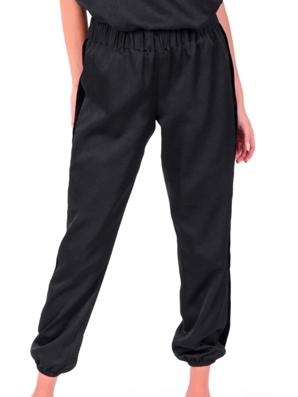 Emily McCarthy Downtown Jogger Velvet Panel